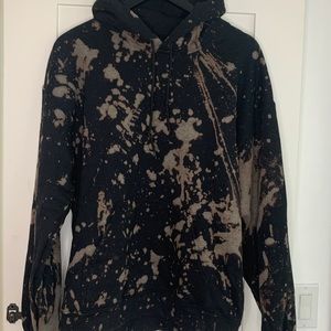 TIE DYE black hoodie!